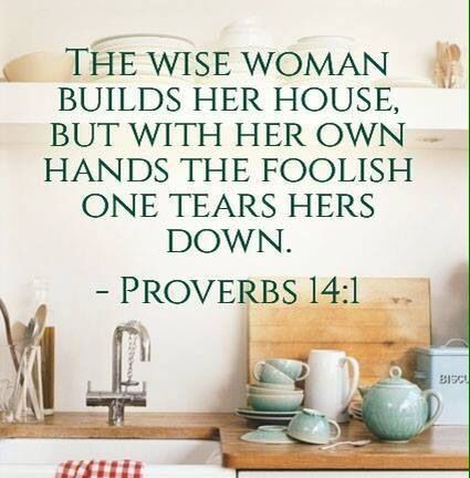 Image result for proverbs 14:1